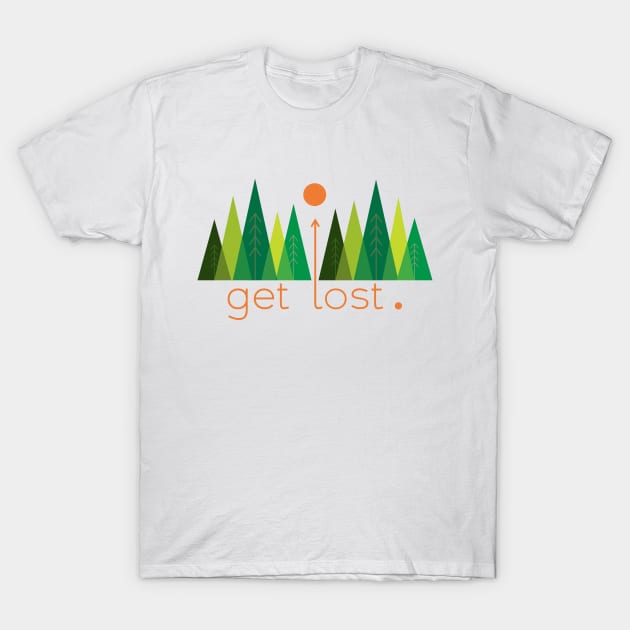 Adventurer: Get Lost T-Shirt by POD Anytime